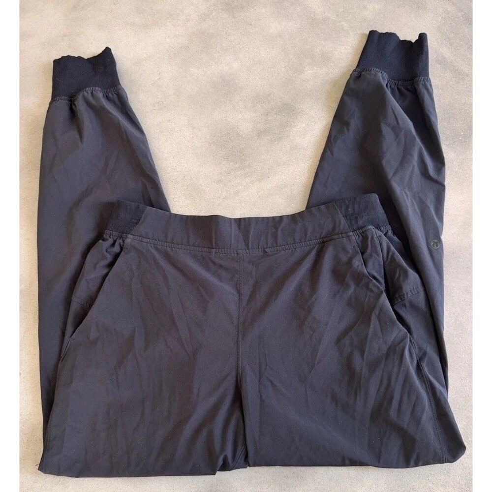 Lululemon Get Ready Swift Black Joggers Women’s 8 Zip Pocket Activewear - Picture 7 of 13